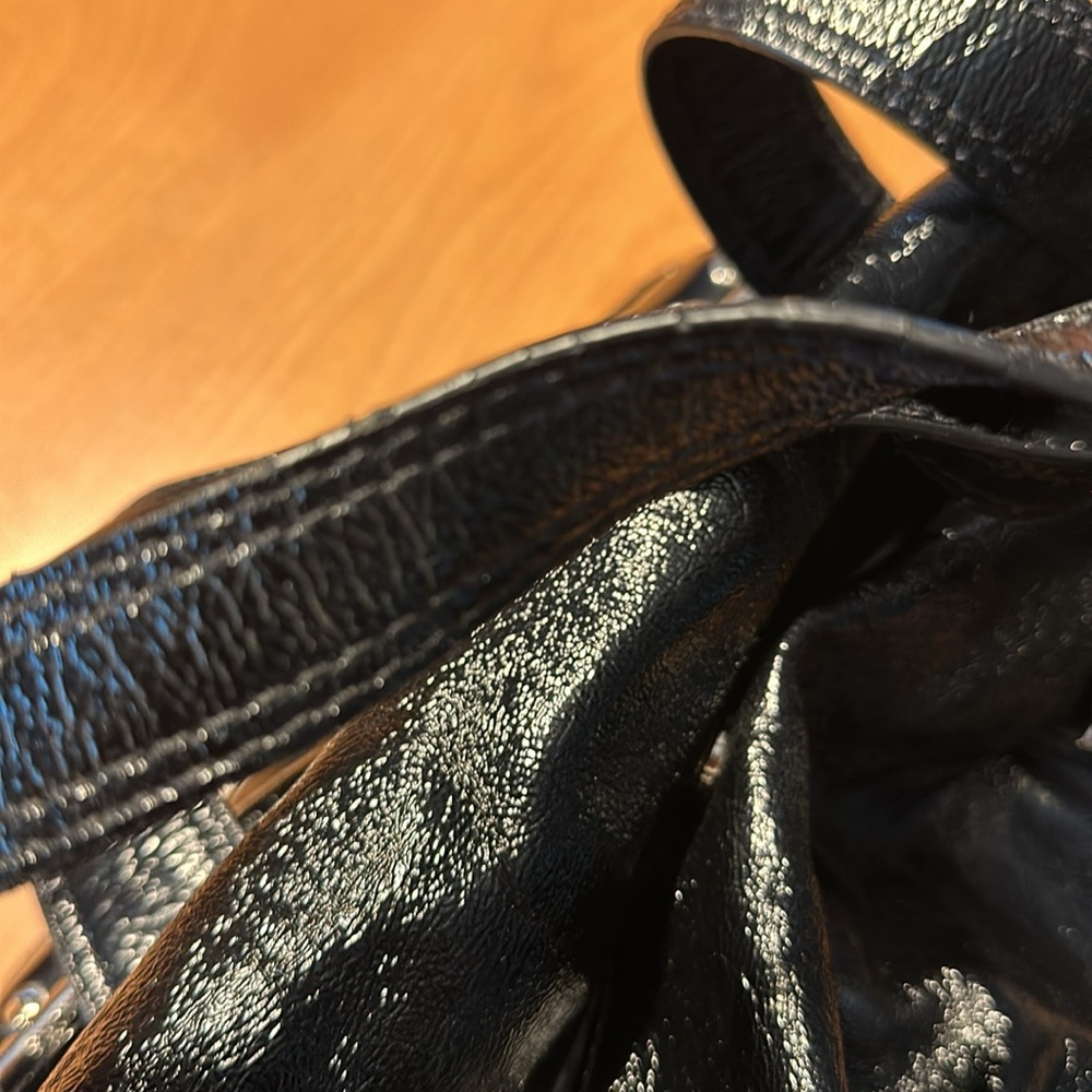 Michael Kors Black Patent Leather Satchel - Picture 16 of 16